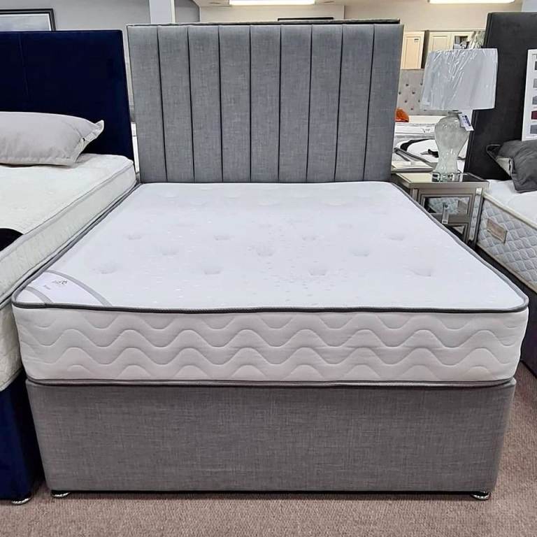 >>>>🚛Order Now 😘DIVAN 4FT6 Double Bed Base with Mattress & Storage Drawers 💥15% OFF❤️COD🚚