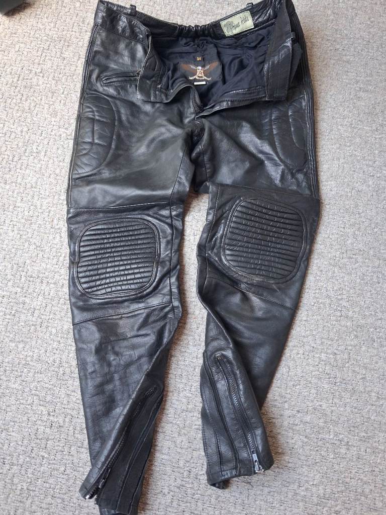 Motorcycle leather trousers