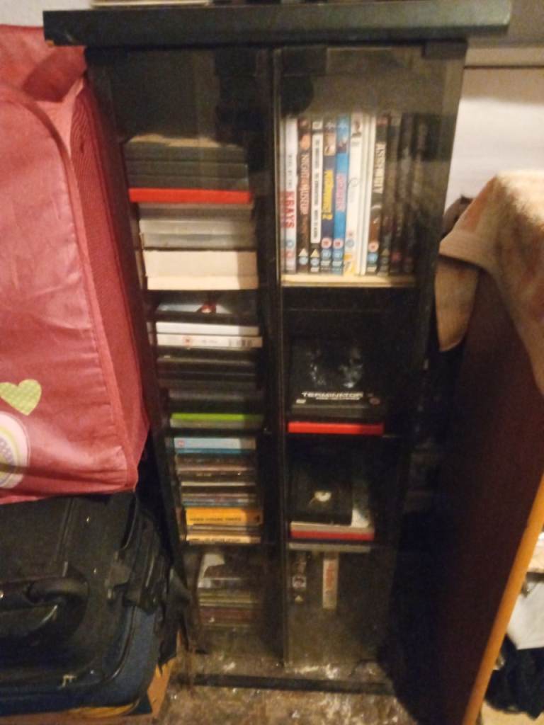 Dvd storage cabinet 