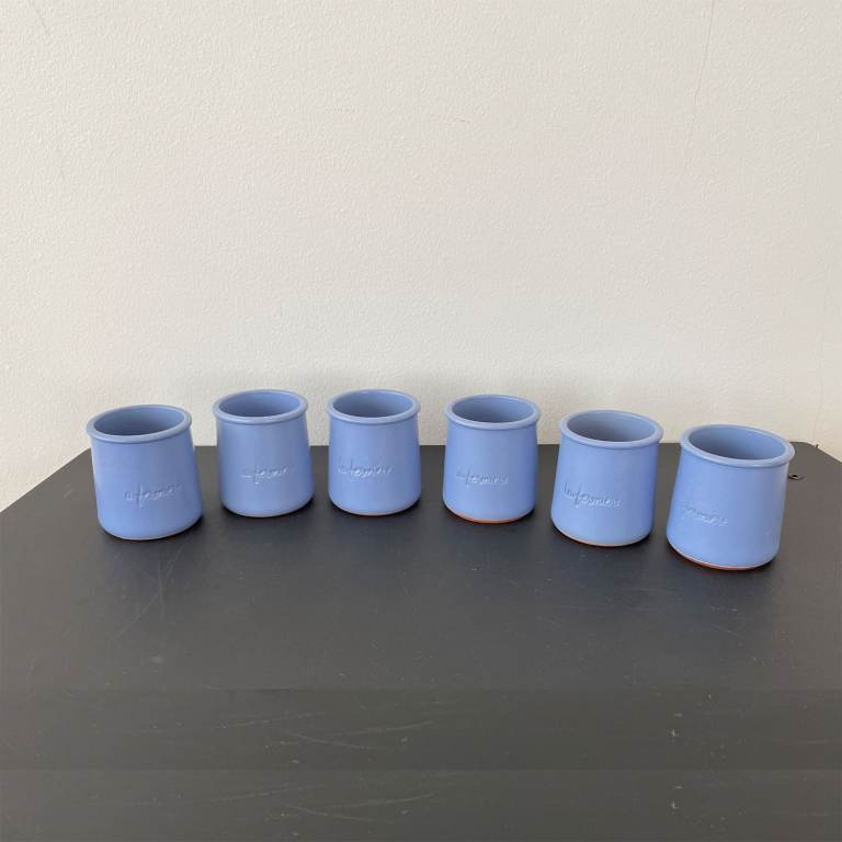 6 x Cermer ceramic food container yogurt dessert Terracotta baking storage pot