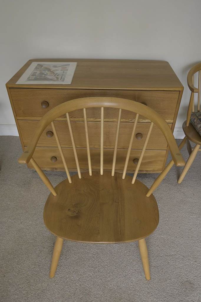 Ercol Cowhorn Fireside Chair beautifully restored