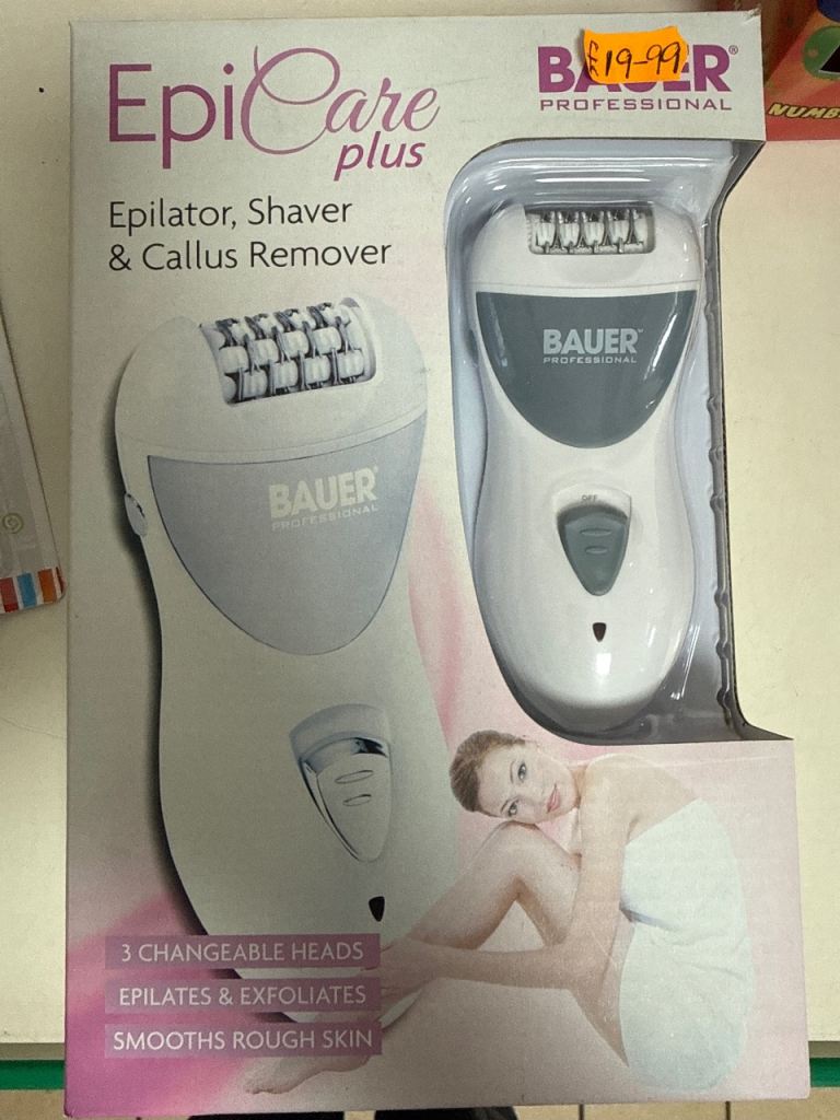 Bauer EpiCare Plus Epilator Shaver Callus Remover – New
