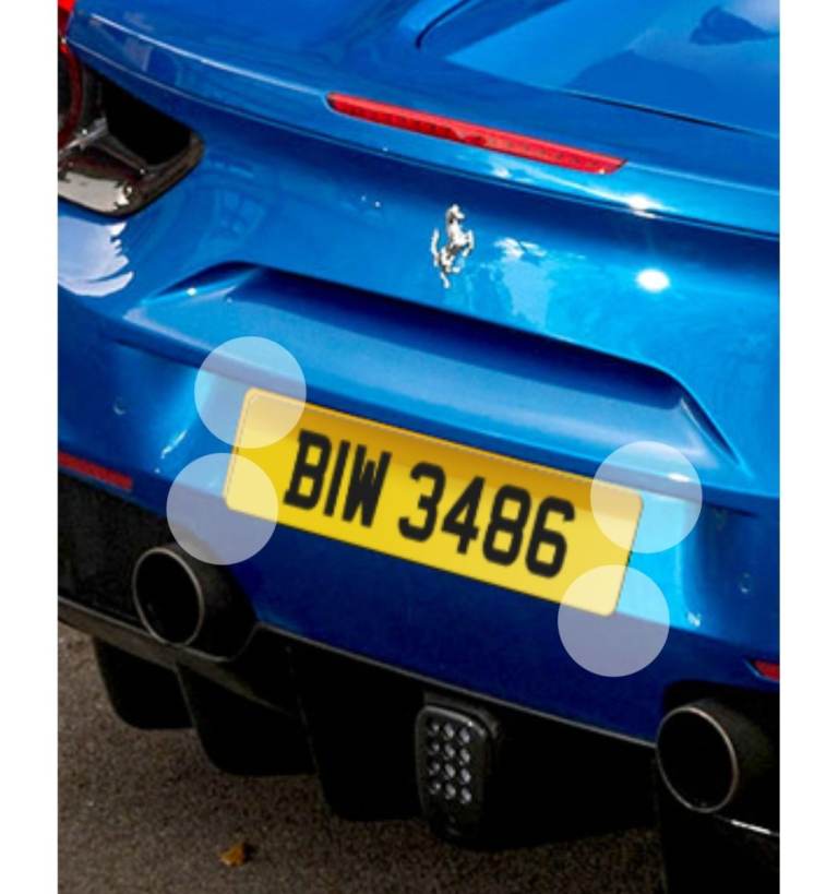 Private registration for sale