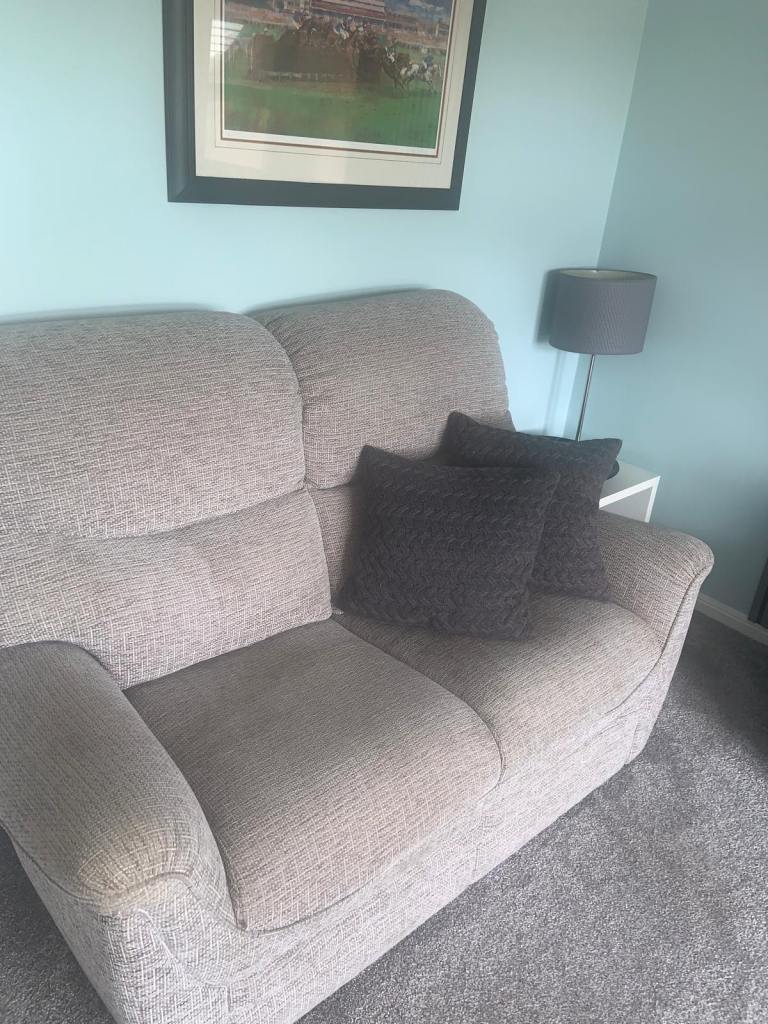 2 Parker knoll sofas  and TV unit