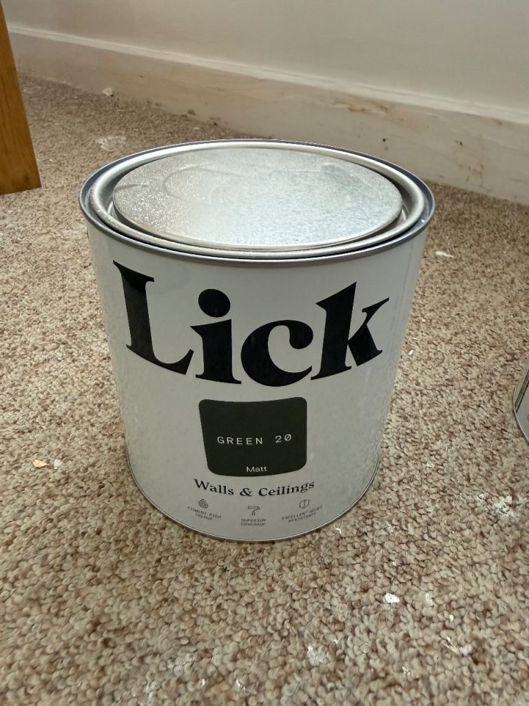 Lick Paint – Green 20 Matt for Walls & Ceilings
