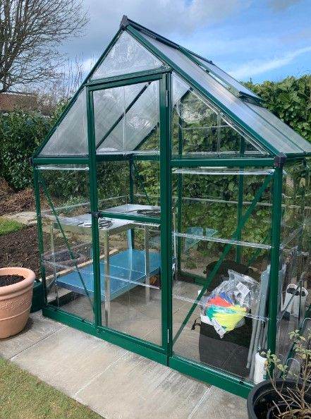 Walk-In Aluminium Polycarbonate Greenhouse Garden Shed | Heavy-Duty All-Season Grow House