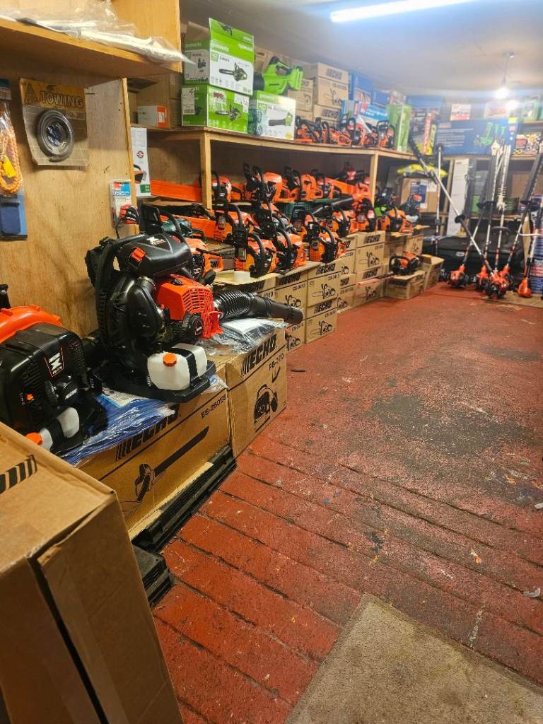 Selection new echo chainsaws from 34cc to 73cc  collection in keith moraynew