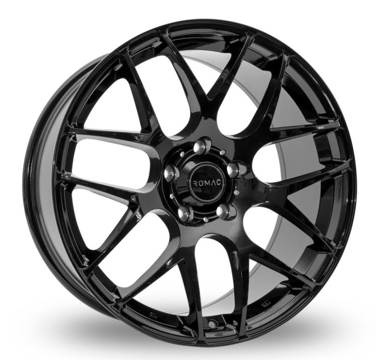 Ford Transit Connect  18” Black Romac Rims