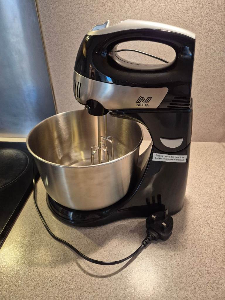 Nettis Tilt-Head Food Mixer with Bowl – NEW