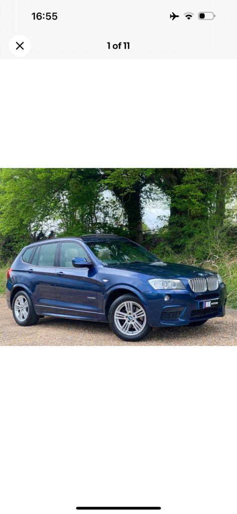 2011 BMW X3 xDrive30d M Sport 5dr Step Auto ESTATE Diesel Automatic