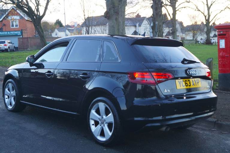 2013 Audi A3 1.6TDI 5dr.(📢TAX £20❗) 6-Speed 12-MOT SatNav 17" Black