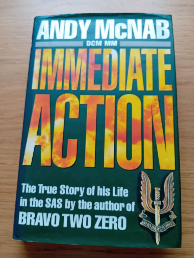 Immediate action by Andy McNab good condition 