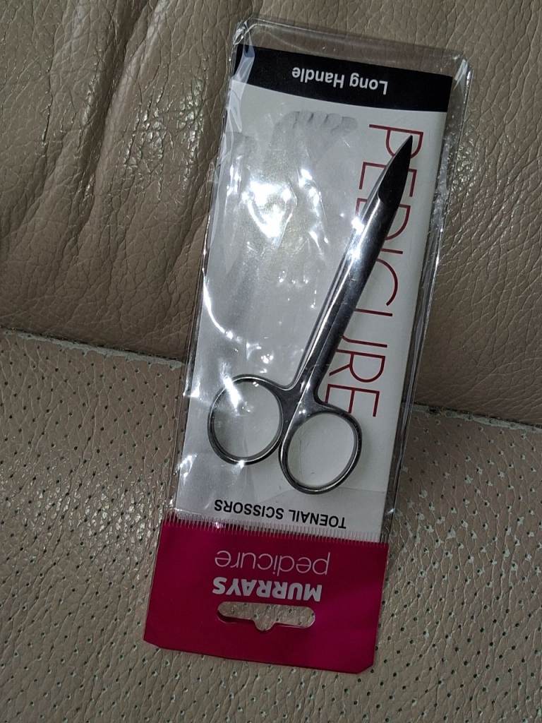 Murrays Pedicure Toenail Scissors – Long Handle, New