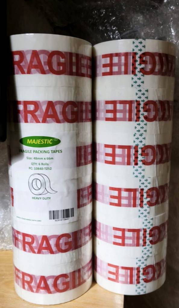Majestic Fragile Packing Tapes – Heavy Duty