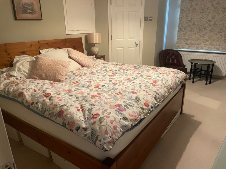 Super king bed with mattress
