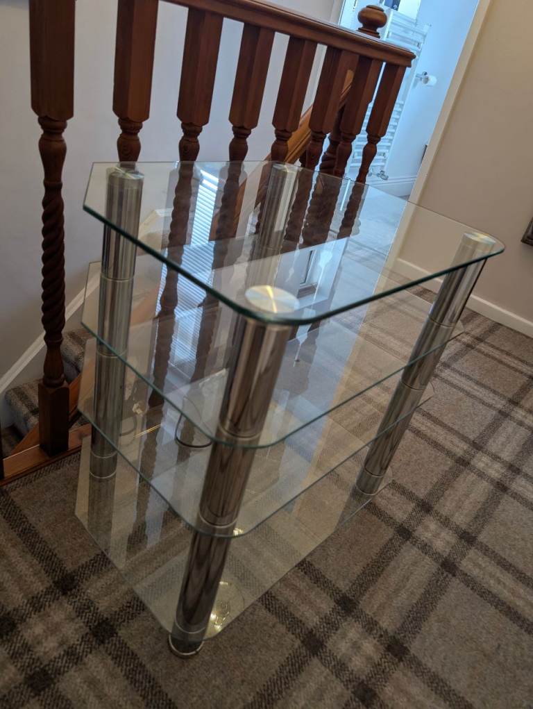 Glass TV Stand