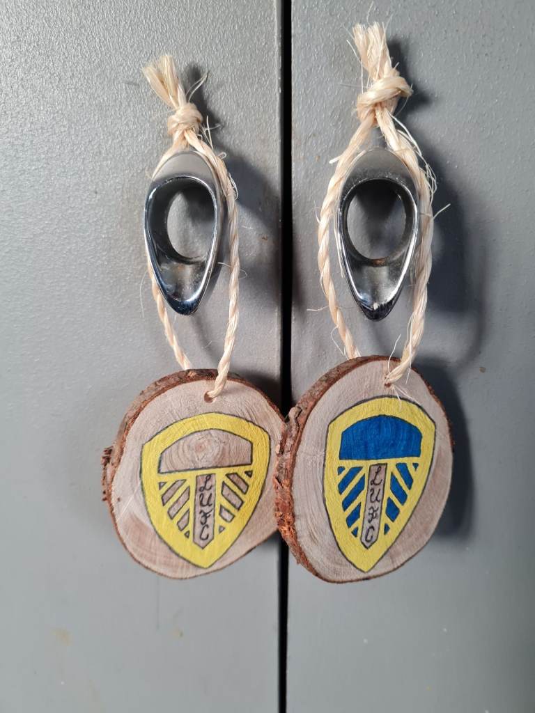 Handmade/Painted Christmas Football Tree/All Year Round Decorations (any team)