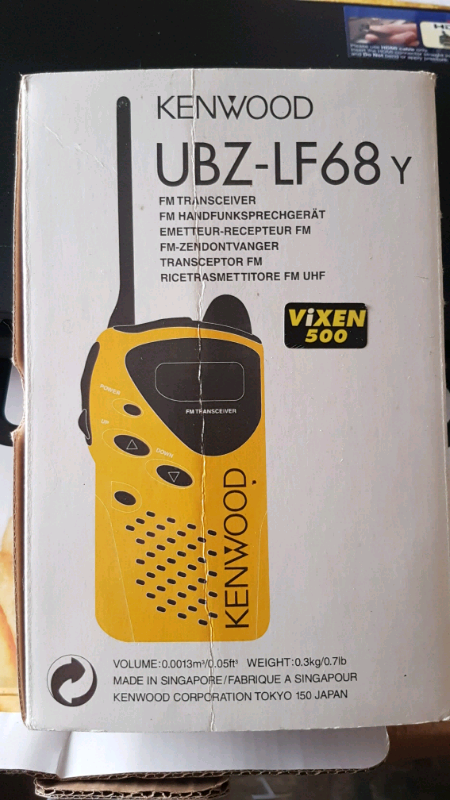 Kenwood walkie talkies UBZ-LF68y PMR 446 two way radios construction 