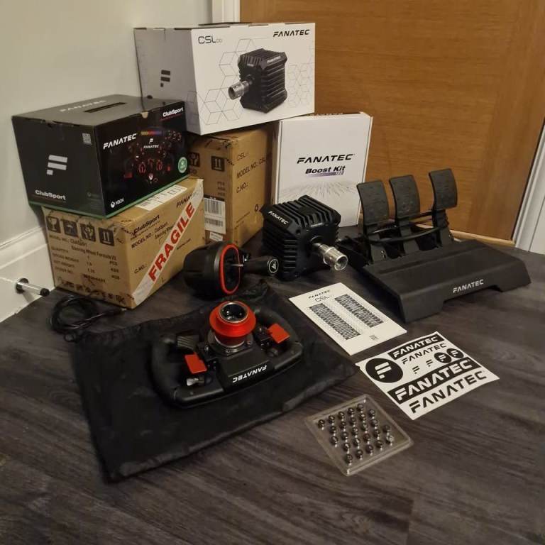 Fanatec Bundle (£1,020 New) Sim Racing Setup - CSL Elite DD 8NM