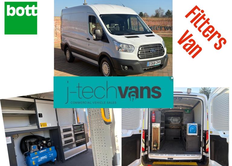 2018 Ford Transit 2.0 TDCi L2 H2 Mwb Van ***Workshop / Fitters / Mechanics Van*** PANEL VAN Diese...