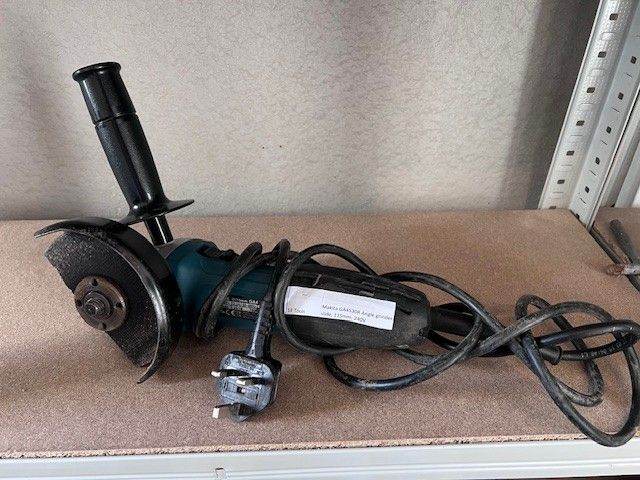 Used Makita GA4530R Angle grinder slide, 115mm, 240V