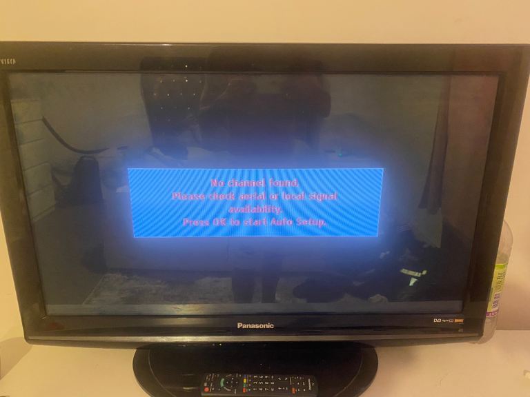 Panasonic Viera TV with Remote – Fair Condition