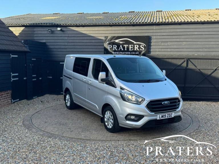 2019 Ford Transit Custom 2.0 EcoBlue 130ps Low Roof D/Cab Limited Van Auto PANEL VAN DIESEL Autom...