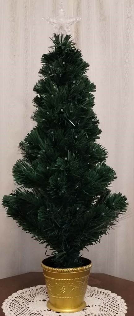 Festive Colour Changing Twinkle Fibre Optic Tree