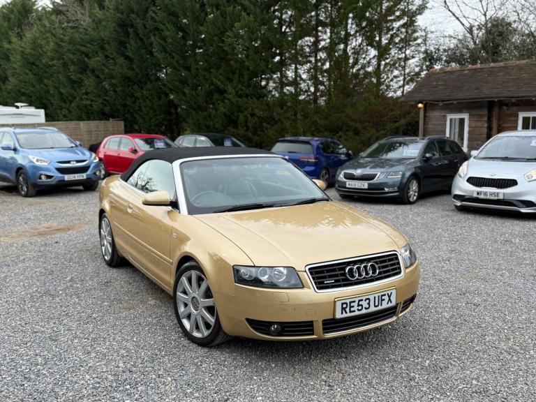 2003 Audi A4 3.0 Quattro Sport 2dr CONVERTIBLE Petrol Manual