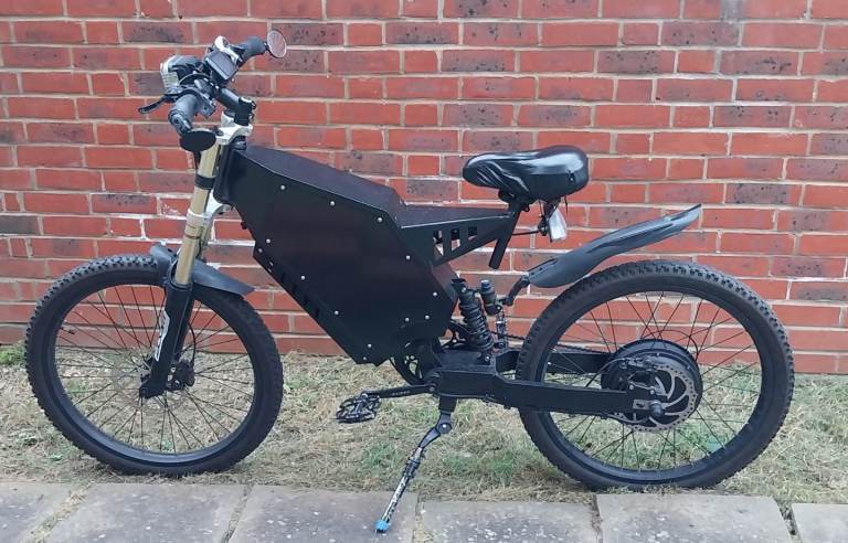 B52 stealth Bomber 5000w Ebike Black Electric Bike 
