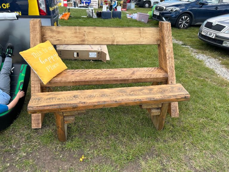 Garden bench set 