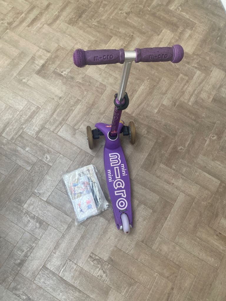 Mini Micro Scooter - Purple, Good Condition