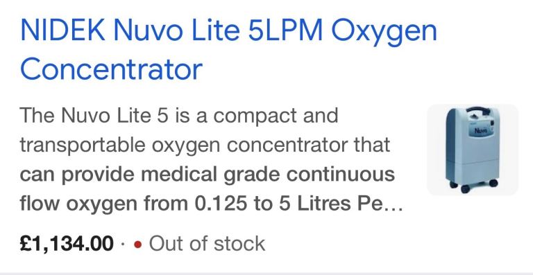 Medical oxygen concentrator NEW in box