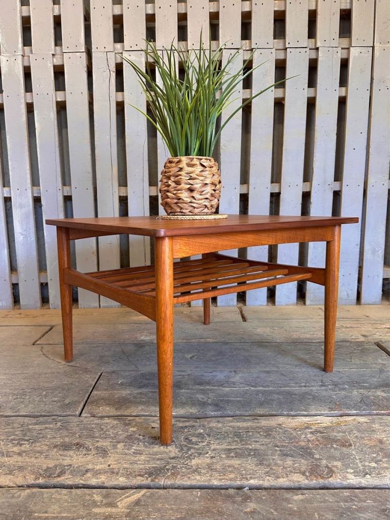 Danish teak coffee table vintage retro mid century 