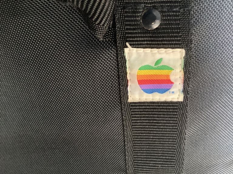 Vintage Apple Mac computer carry bag