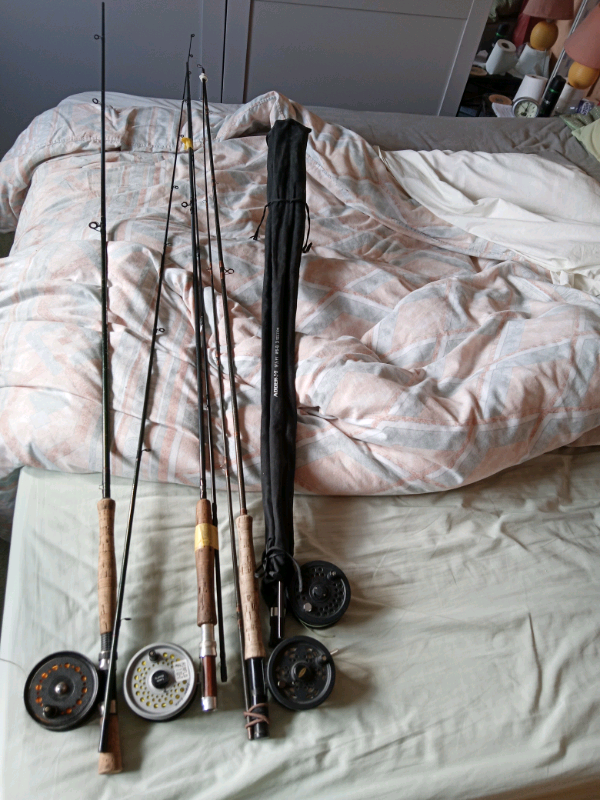 Fly rod and reel and line
