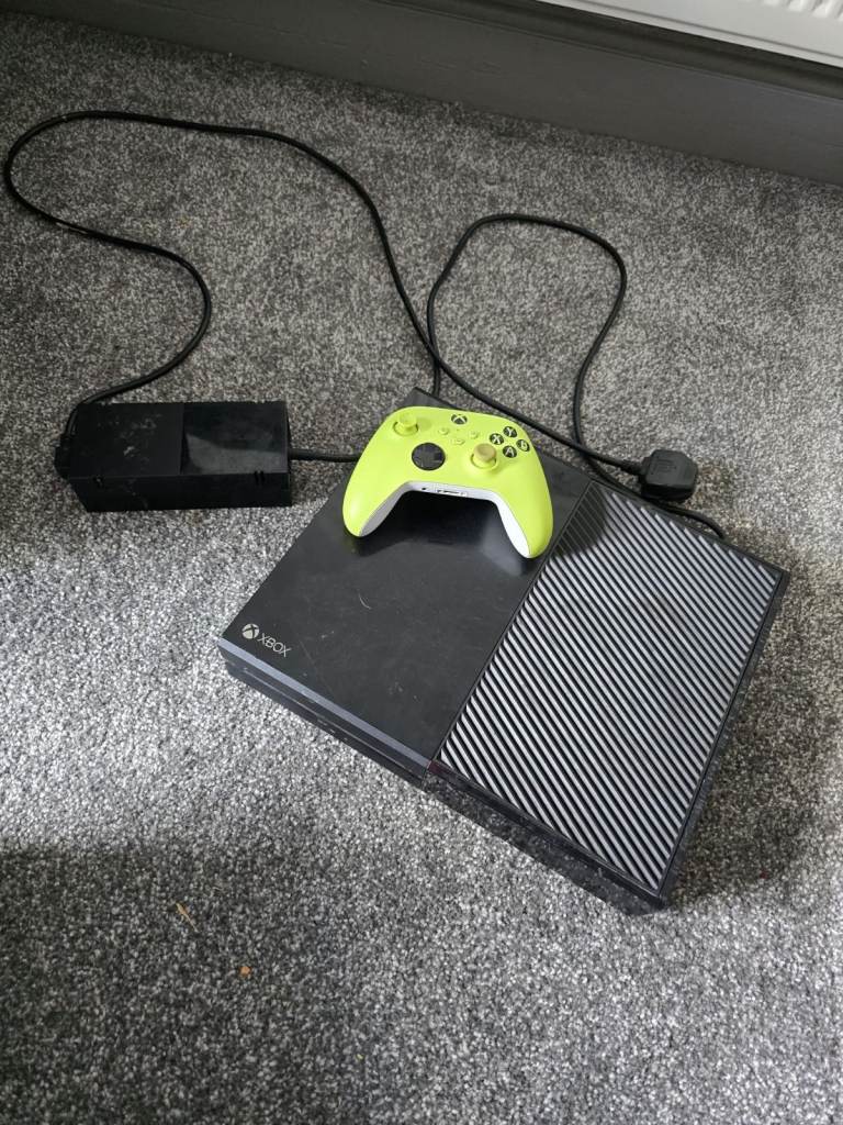 Microsoft Xbox One Console with Controller and Power Supply