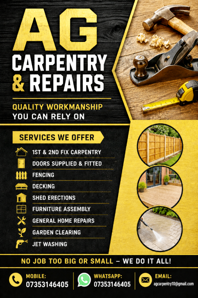 AG Carpentry & Repairs