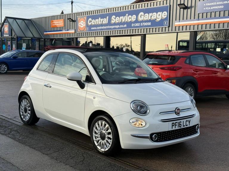 2016 Fiat 500C 1.2 ECO Lounge Euro 6 (s/s) 2dr CONVERTIBLE Petrol Manual