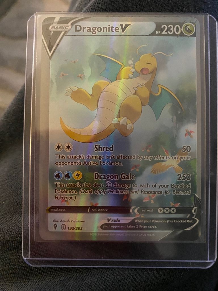 Pokemon Dragonite V Card – As Good As New