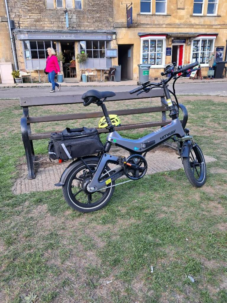 Electric folding bike