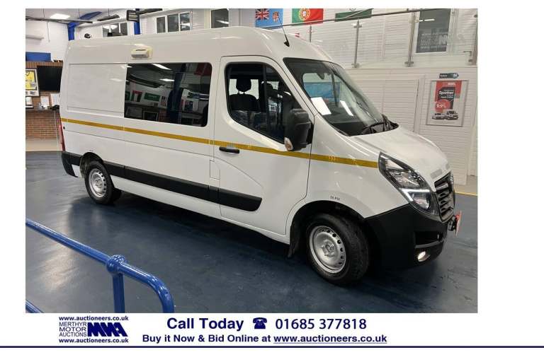 2020 Vauxhall Movano F3500 L2H2 2.3CDTI 135PS MWB 6 SEAT CREW VAN (EURO 6). -------------------- ...