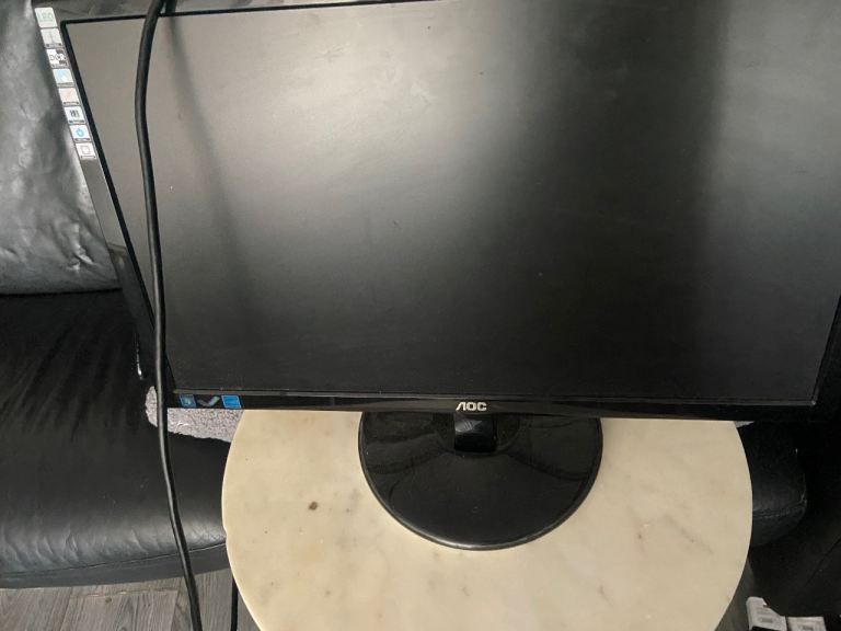 AOC LED Monitor – Black, Good Condition