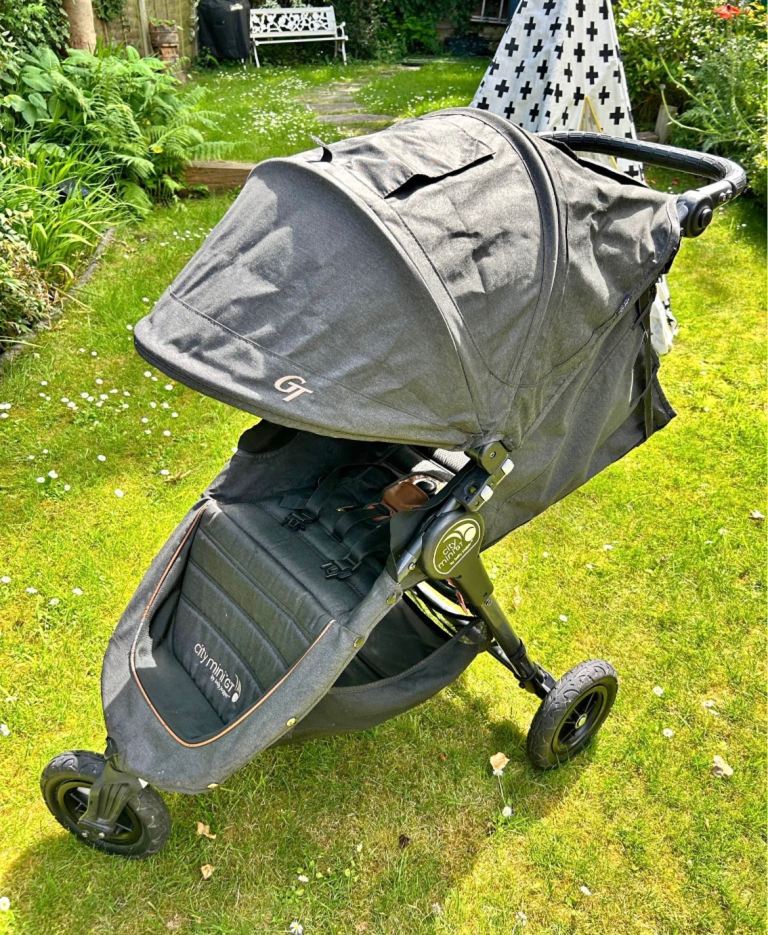 Baby Jogger City Mini GT Pushchair - Black, Good Condition