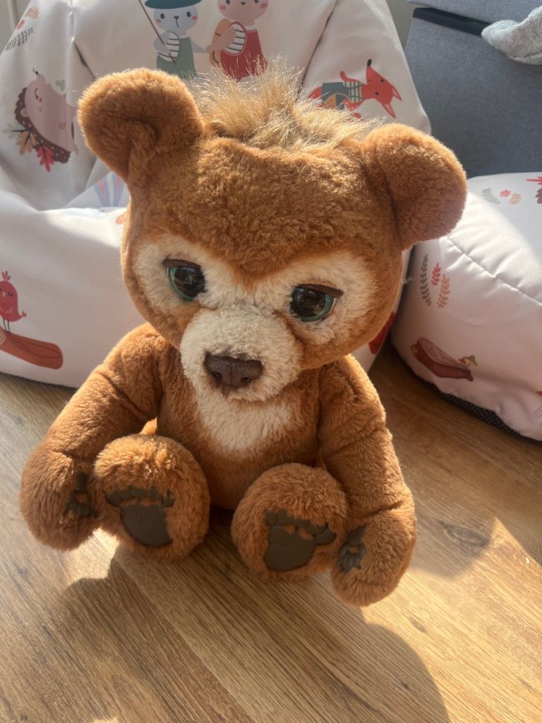 Interactive cubby bear, fur real friends 