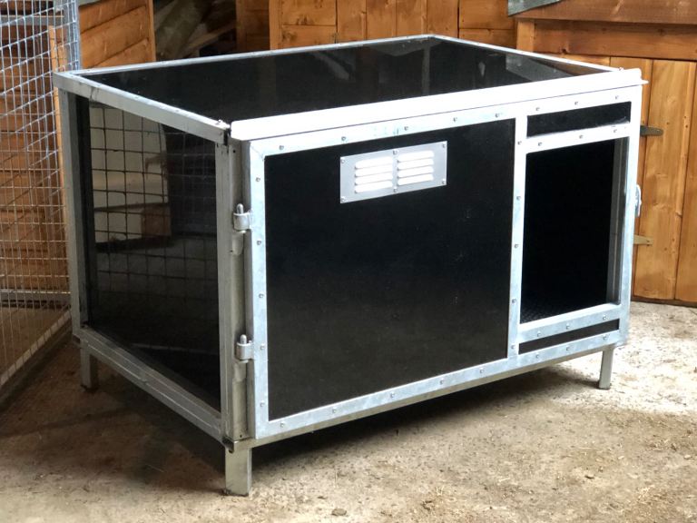 Thermal, anti-chew steel kennels