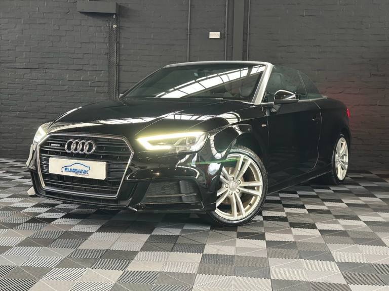 2017 17 AUDI A3 CABRIOLET 2.0 TDI S LINE CONVERTIBLE 2DR DIESEL MANUAL QUATTRO E