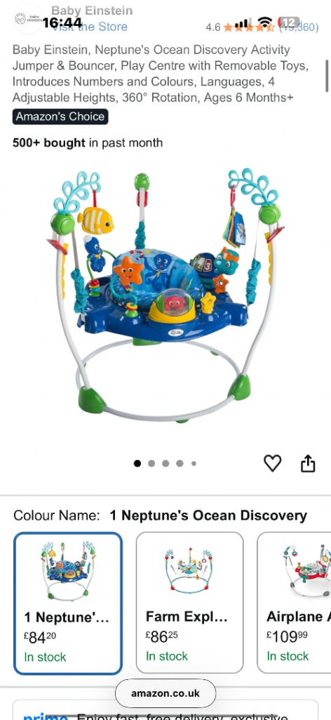 Baby Einstein Bouncer 