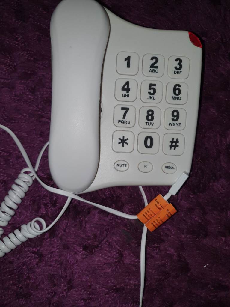Telephone - large digit