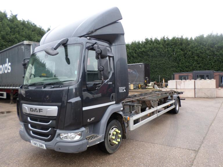 2019 DAF TRUCKS LF 210 DEMOUNTABLE, 12 TONNE CHASSIS CAB, IDEAL RECOVERY TRUCK, LOW MILES NA Dies...